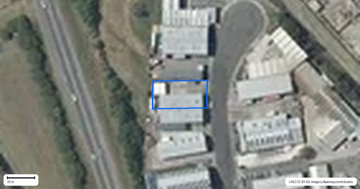 Property context map for 91 Niven Street, Onekawa, Napier