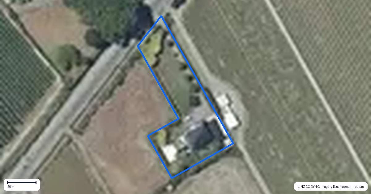 Property context map for 340 Lawn Road, Clive