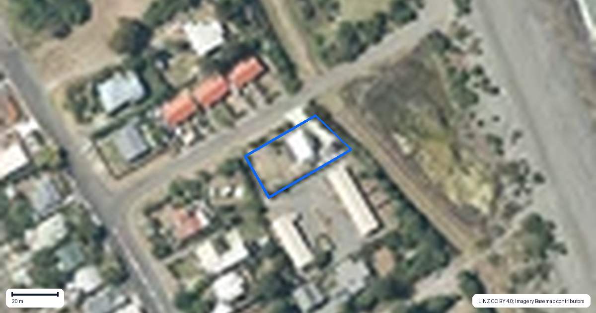 Property context map for 6 Domain Road, Haumoana