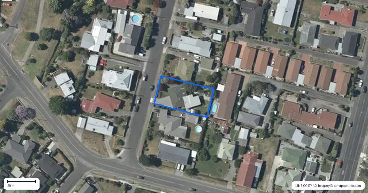 Property context map for 5 Totara Street, Taradale, Napier