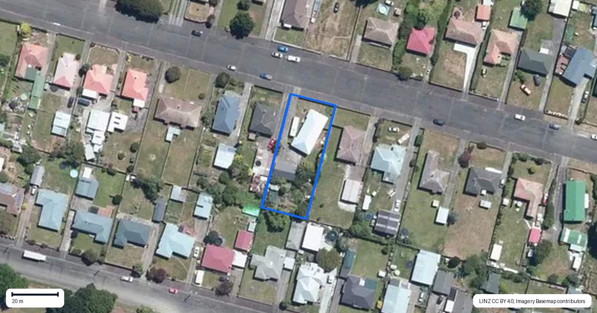 Property context map for 17 Victor Street, Dannevirke