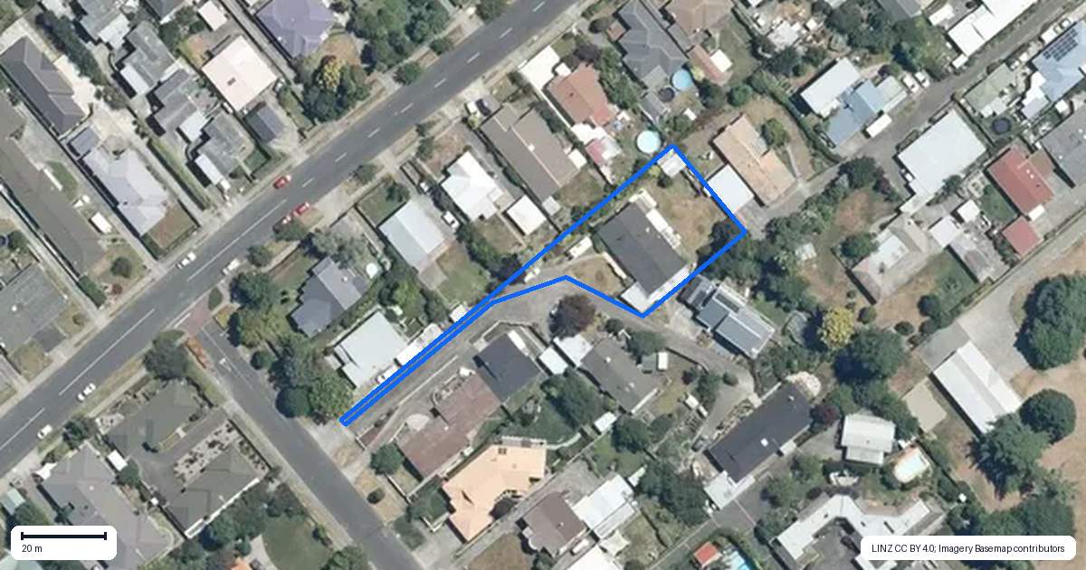 Property context map for 717 York Street, Mahora, Hastings
