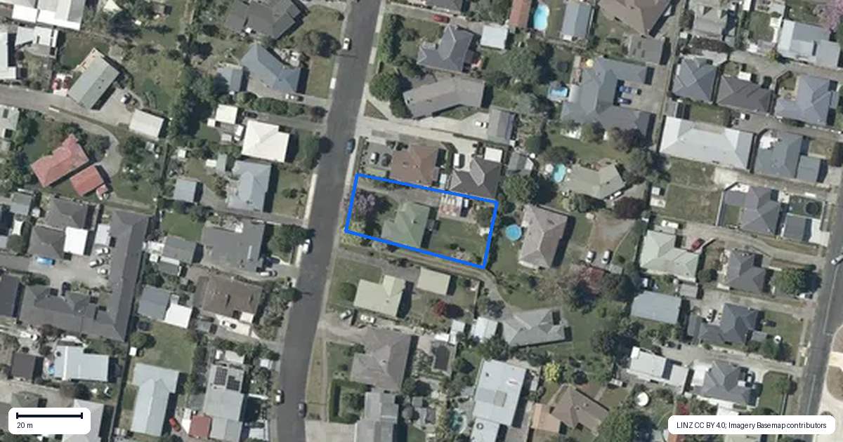 Property context map for 22 Trent Street, Taradale, Napier