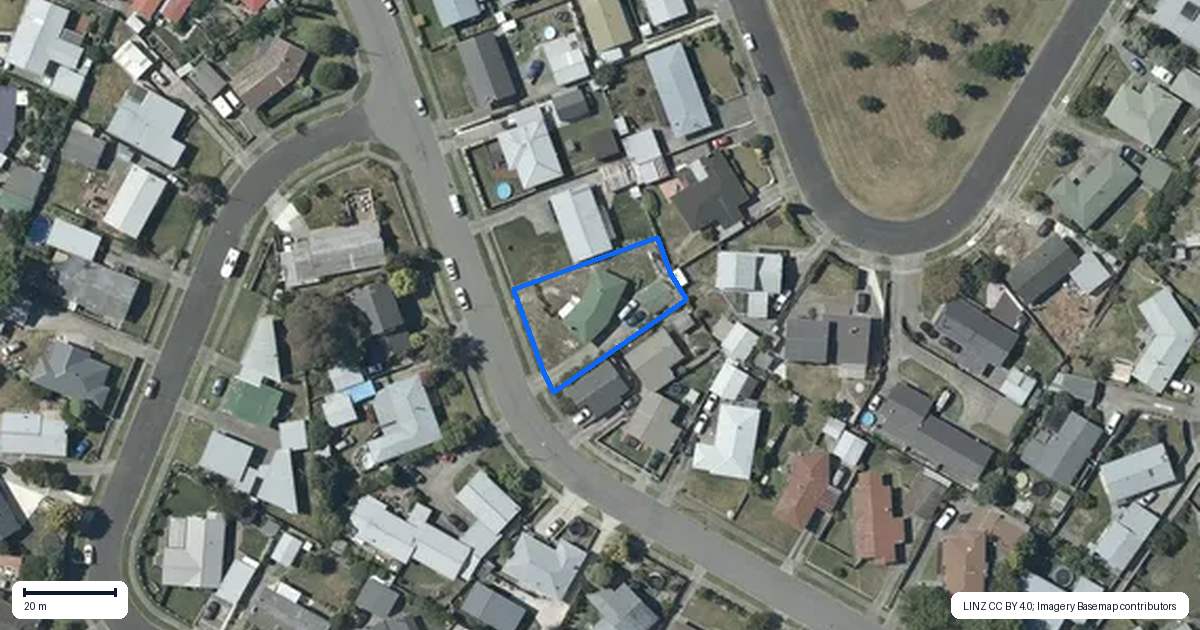 Property context map for 22 Guildford Street, Tamatea, Napier