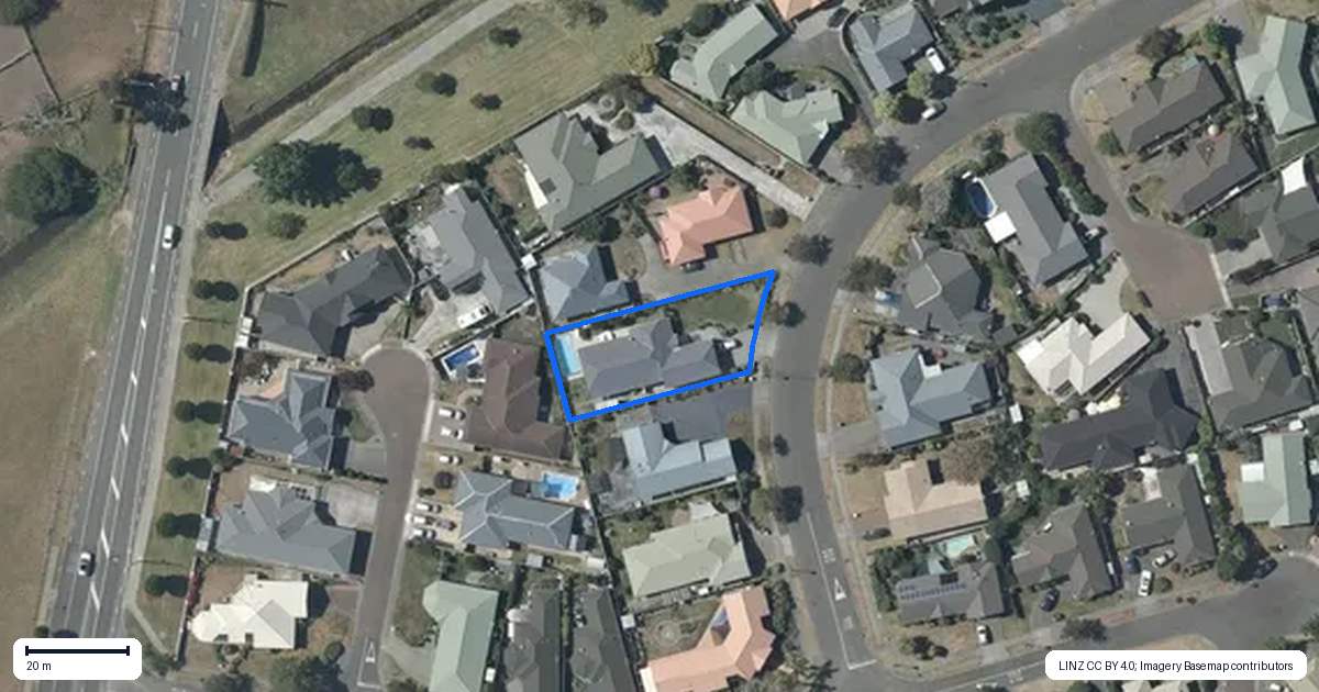 Property context map for 48 Kensington Drive, Taradale, Napier