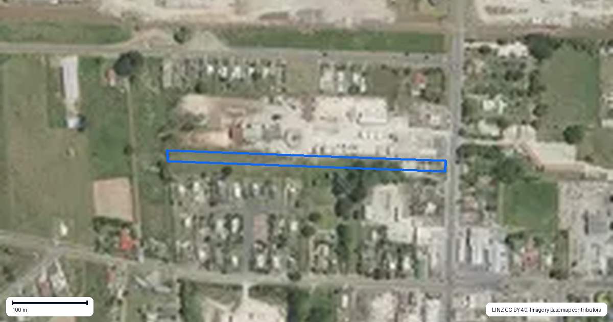 Property context map for 157 Carroll Street, Wairoa