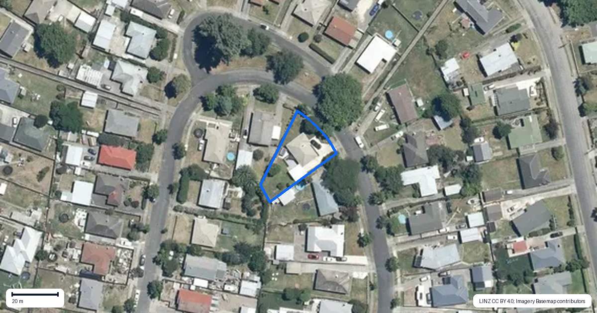 Property context map for 15 Tasman Street, Havelock North