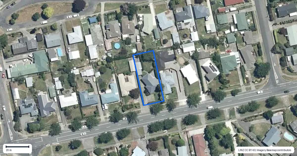 Property context map for 72 Te Aute Road, Havelock North