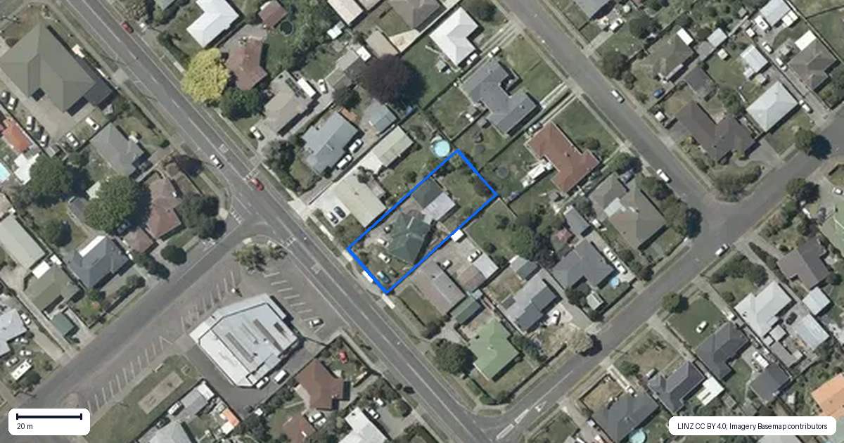 Property context map for 50 Wycliffe Street, Onekawa, Napier