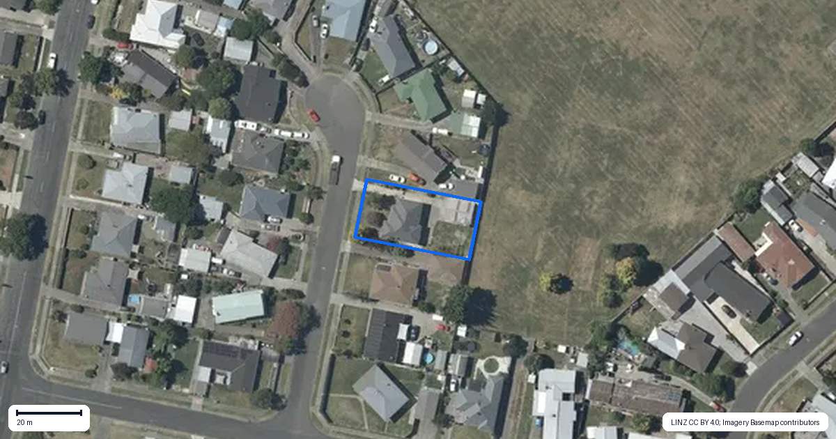 Property context map for 8 Dunn Place, Pirimai, Napier