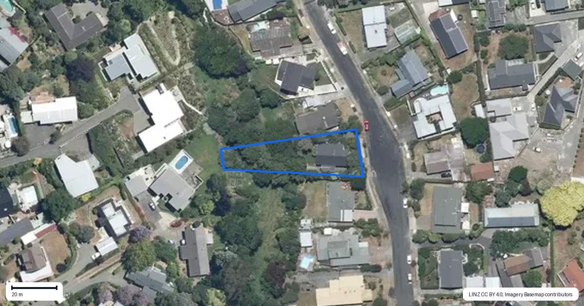Property context map for 34 James Cook Street, Havelock North