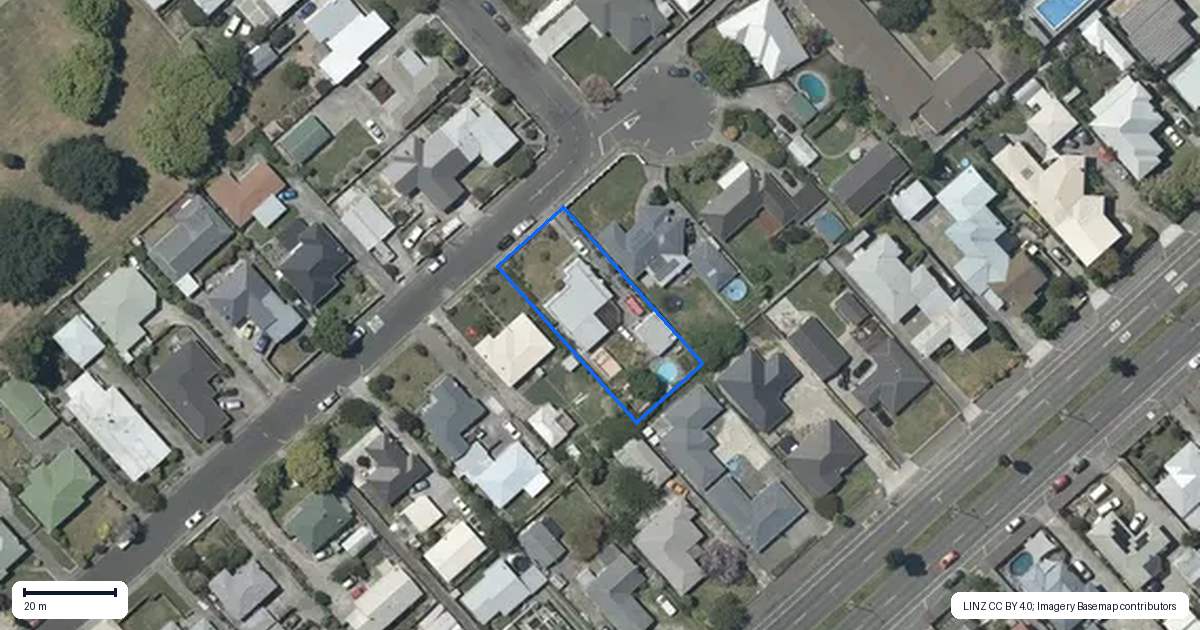 Property context map for 8 Menin Road, Onekawa, Napier