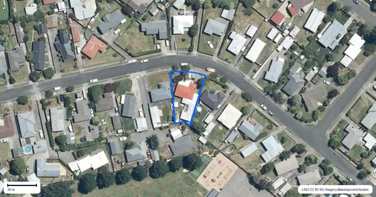Property context map for 18 Elliott Crescent, Havelock North