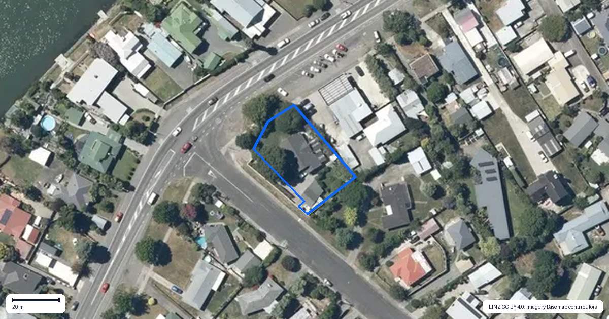 Property context map for 161 Main Road, Clive