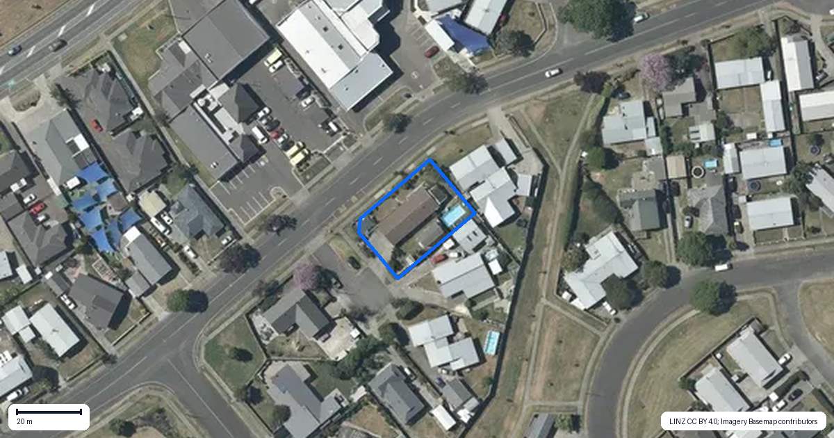 Property context map for 53 Tait Drive, Greenmeadows, Napier