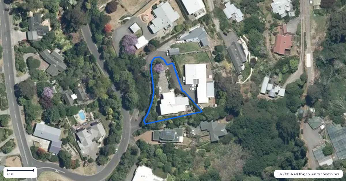 Property context map for 57 Puflett Road, Havelock North