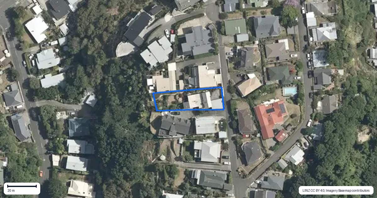 Property context map for 34 Roslyn Road, Bluff Hill, Napier