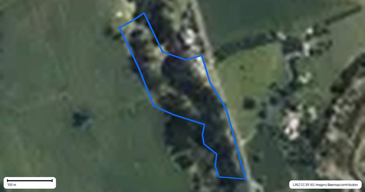Property context map for 2023 Puketitiri Road, Rissington, Napier