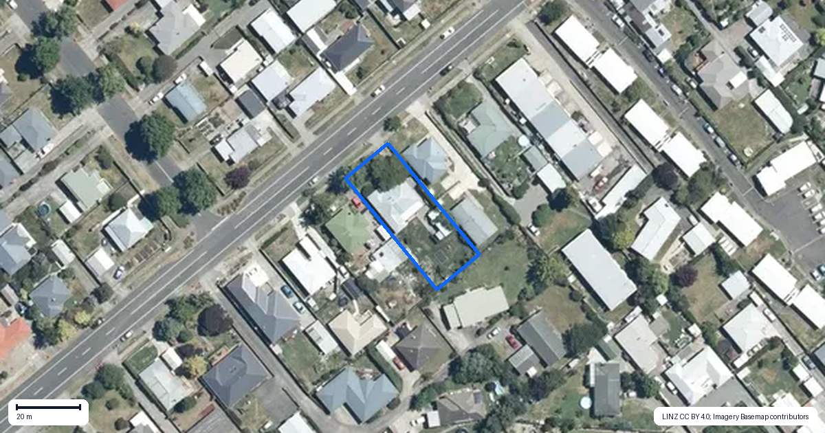Property context map for 610 Park Road South, Akina, Hastings