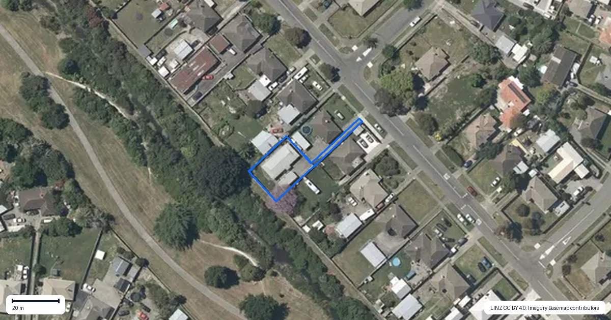 Property context map for 47A Williams Street, Marewa, Napier