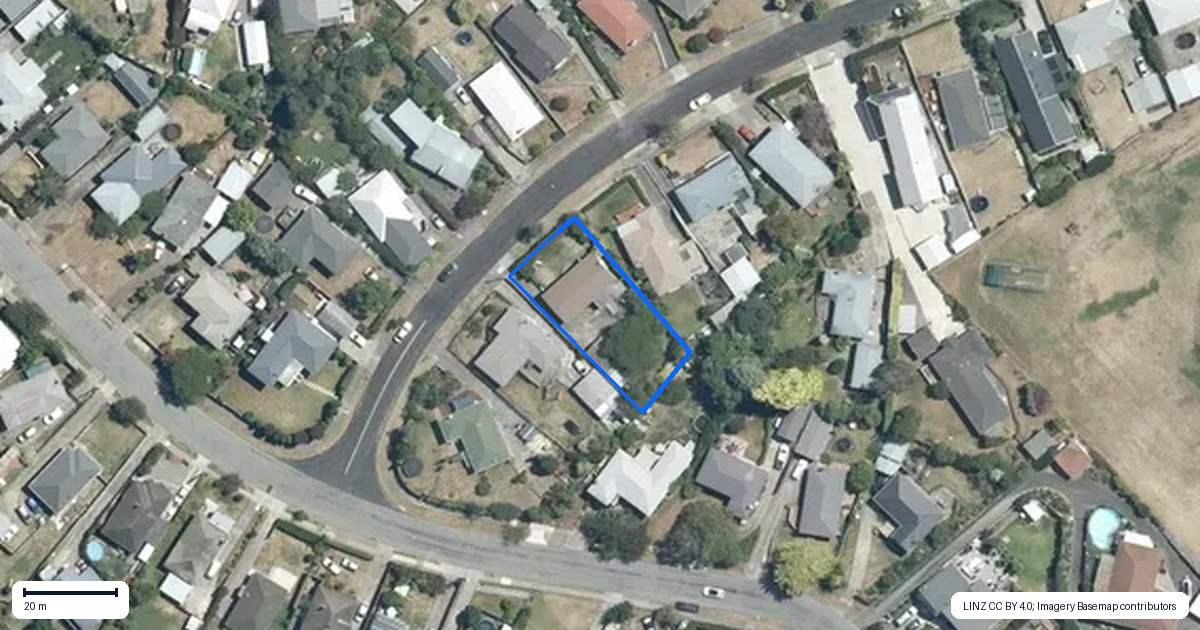 Property context map for 37 Given Street, Havelock North