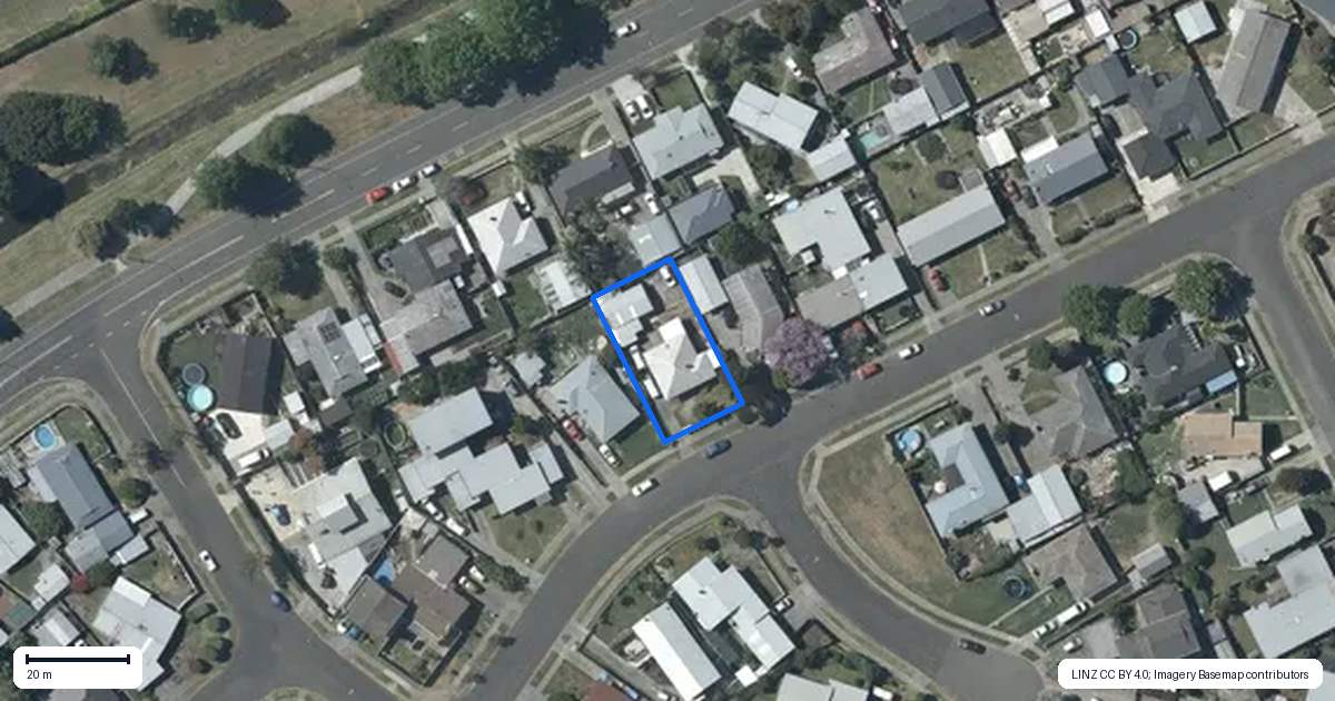 Property context map for 30 Argyll Crescent, Tamatea, Napier