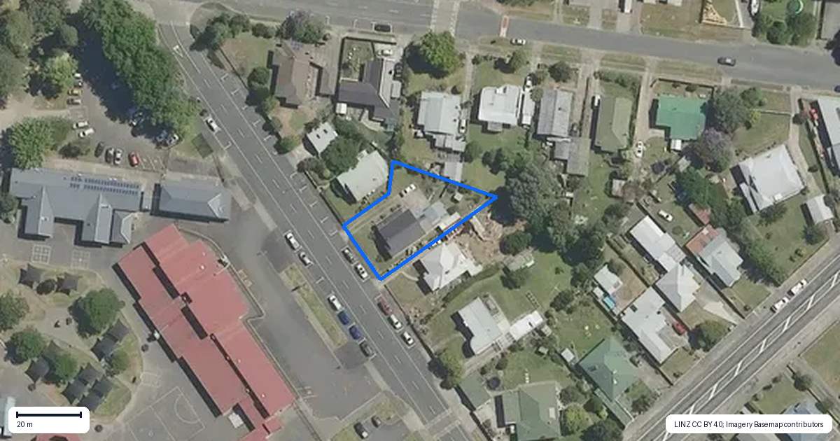 Property context map for 5 Black Street, Wairoa
