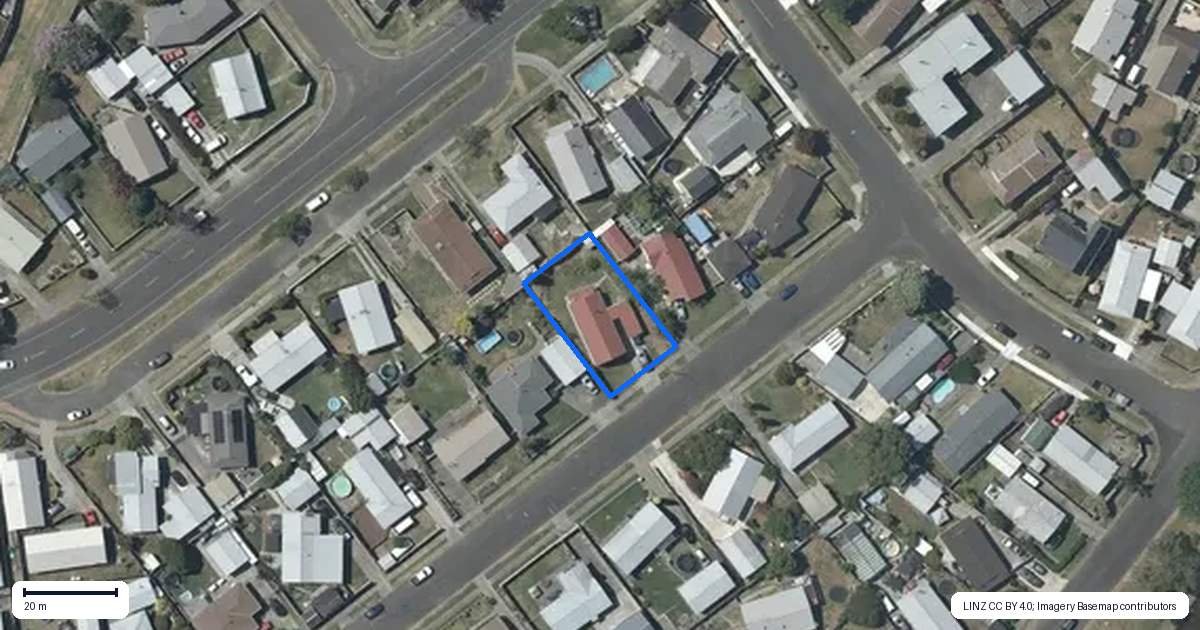 Property context map for 5 Duckworth Crescent, Greenmeadows, Napier