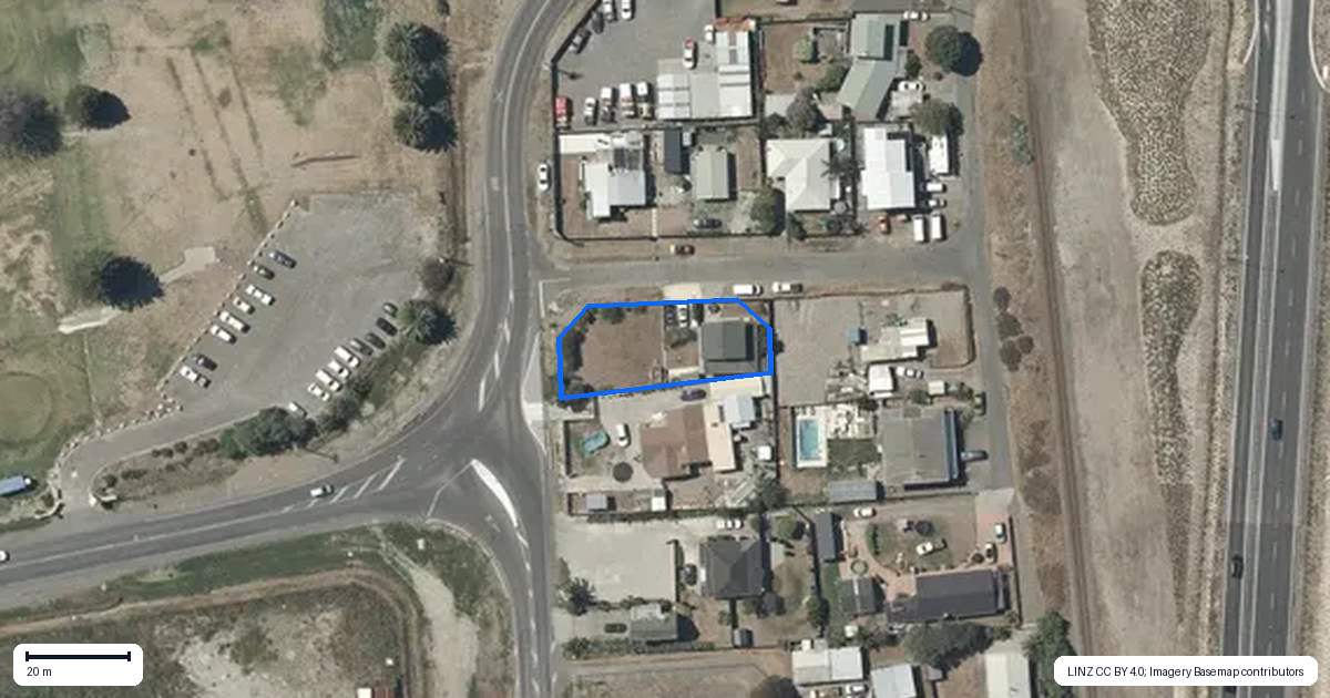 Property context map for 5 Phillips Street, Awatoto, Napier