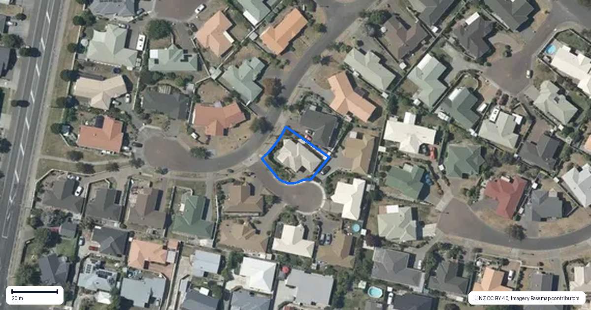 Property context map for 15 Beaufort Mews, Taradale, Napier