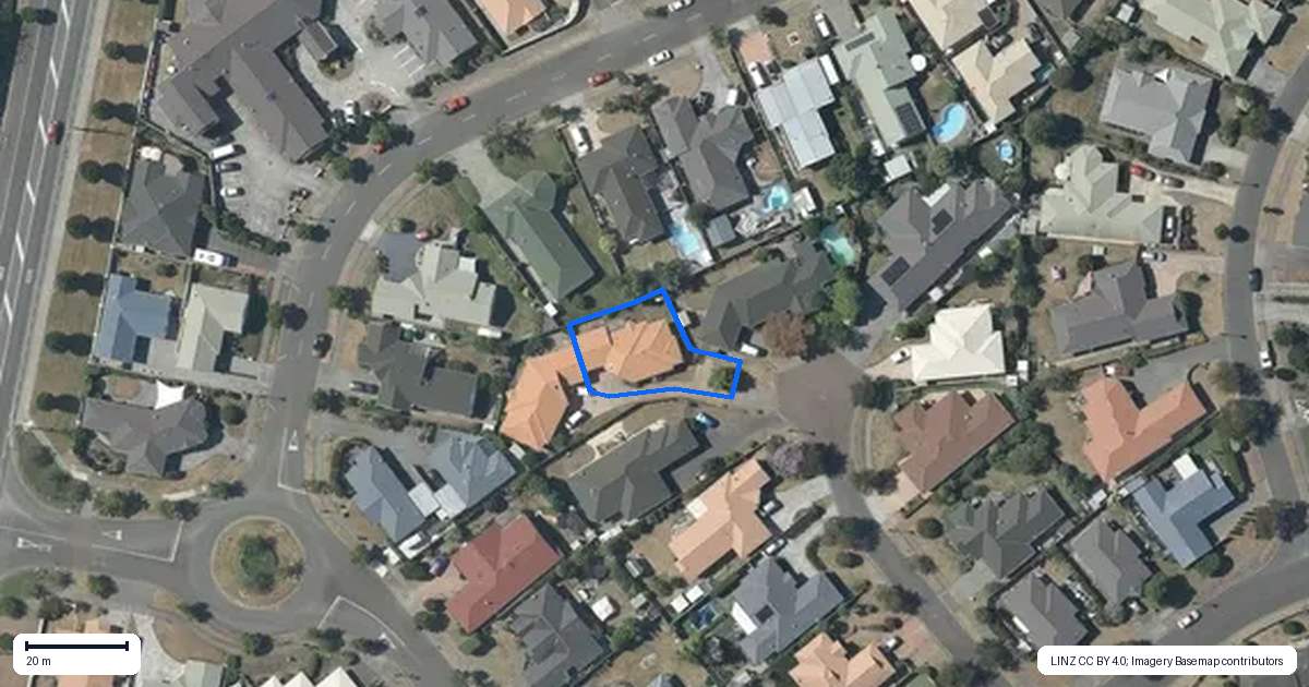 Property context map for 11A Cheval Place, Taradale, Napier