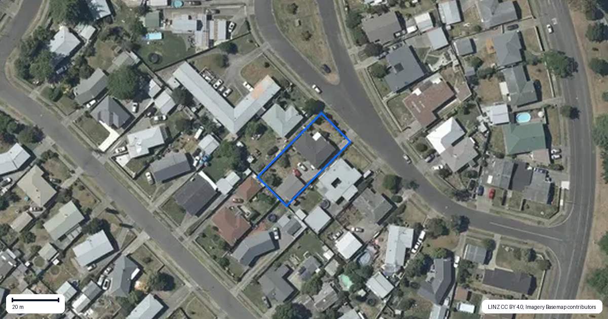 Property context map for 13 Norwich Crescent, Tamatea, Napier