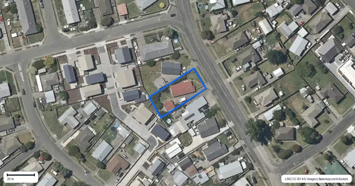 Property context map for 153 Riverbend Road, Onekawa, Napier