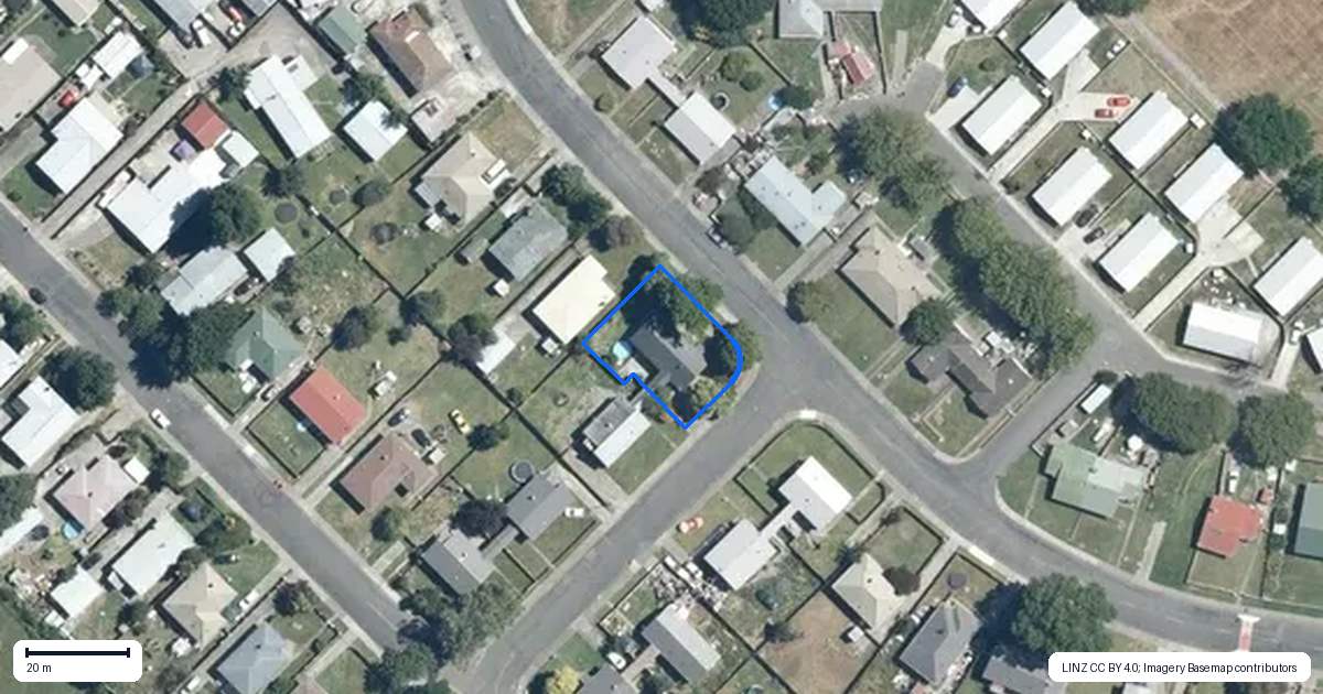 Property context map for 800 Kiwi Street, Camberley, Hastings