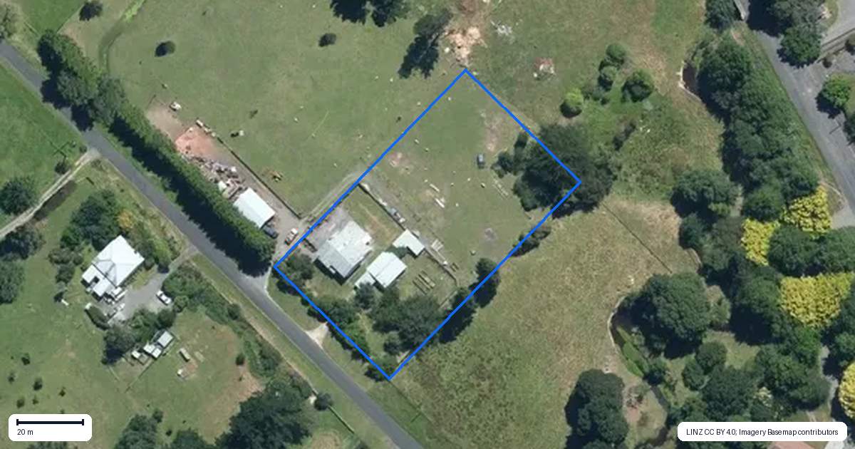 Property context map for 60 Princess Street, Dannevirke