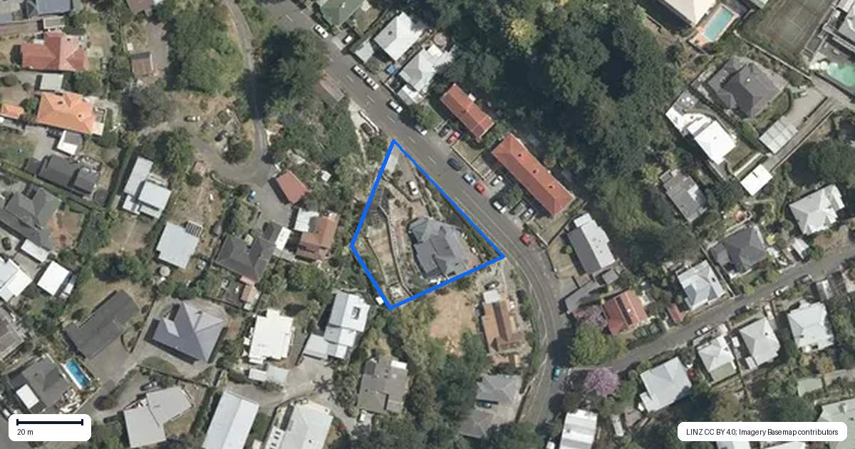 Property context map for 32 Milton Road, Bluff Hill, Napier