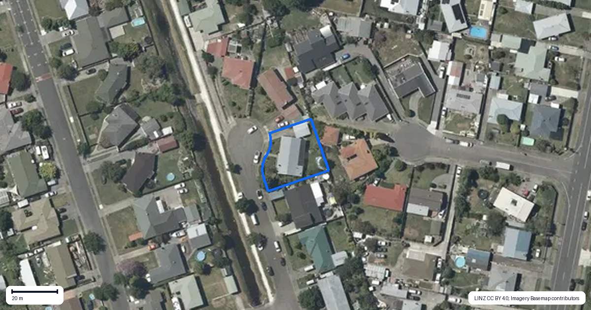 Property context map for 11 Len Davis Terrace, Pirimai, Napier