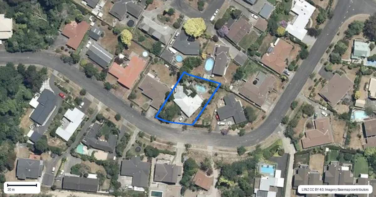 Property context map for 32 Reeve Drive, Havelock North
