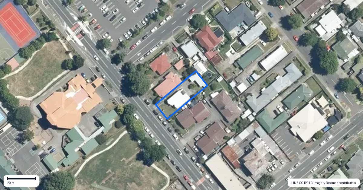 Property context map for 508 Heretaunga Street East, Hastings