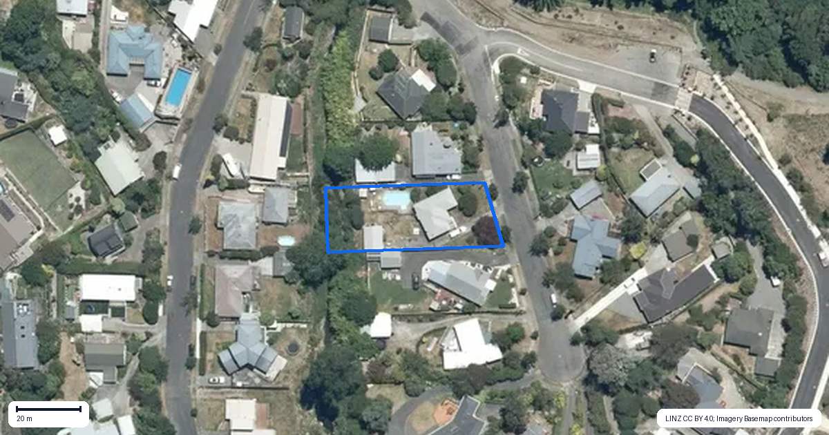 Property context map for 3 Glenpark Place, Havelock North