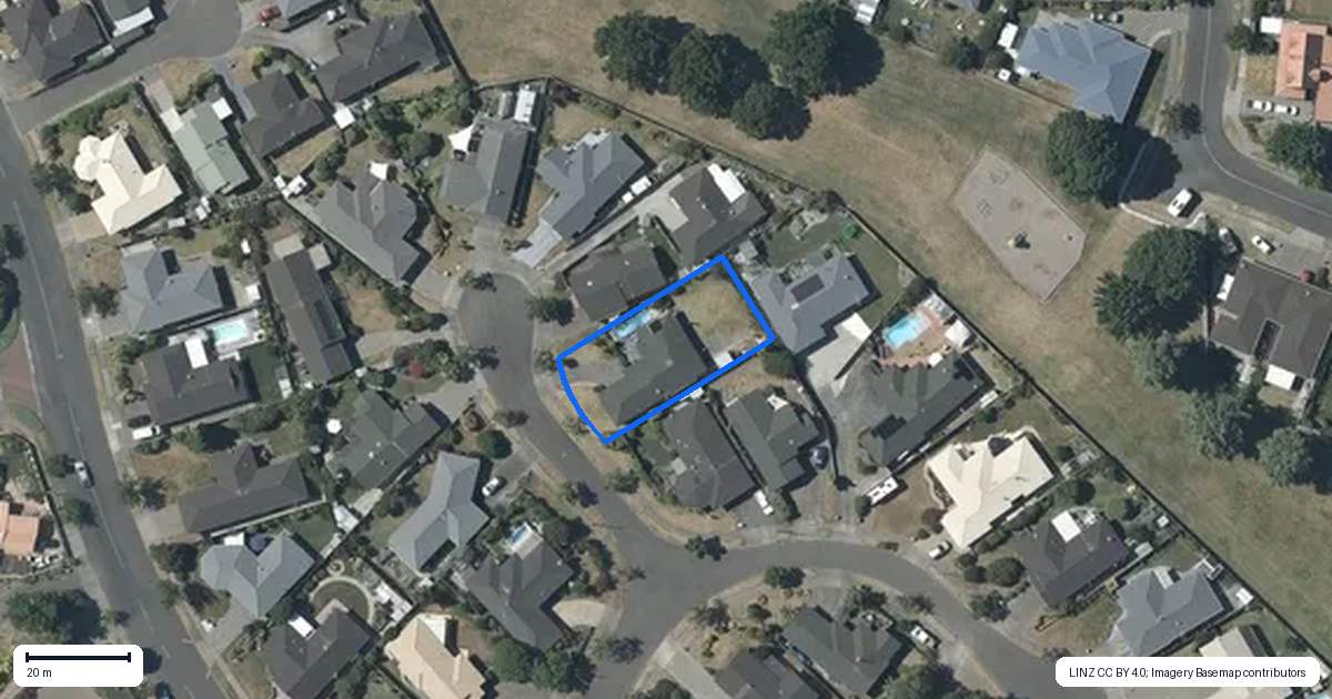 Property context map for 21 Hyatt Grove, Greenmeadows, Napier