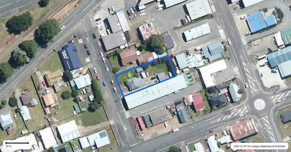 Property context map for 3 London Street, Dannevirke