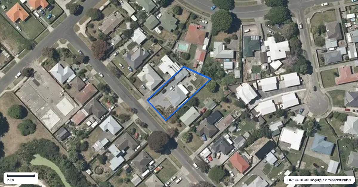 Property context map for 10 Williams Street, Marewa, Napier