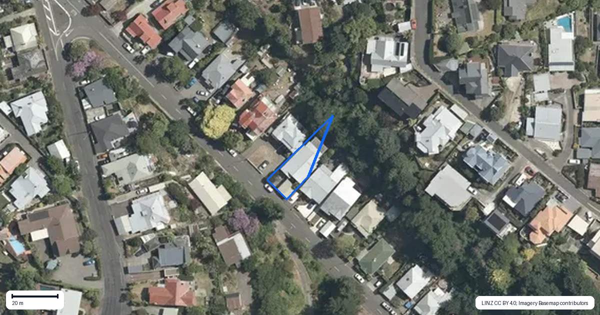Property context map for 61 Milton Road, Bluff Hill, Napier