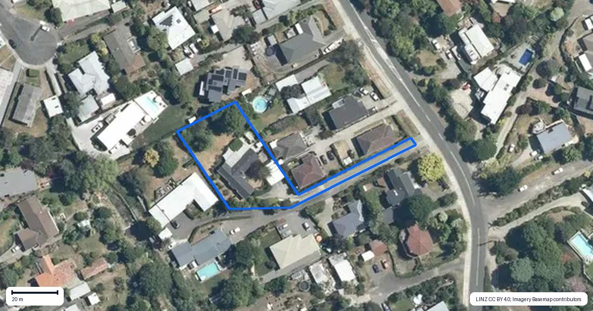 Property context map for 56 Joll Road, Havelock North