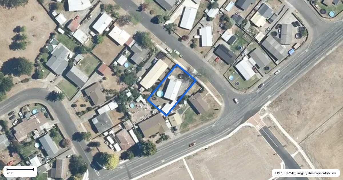 Property context map for 64 Columbus Crescent, Flaxmere, Hastings