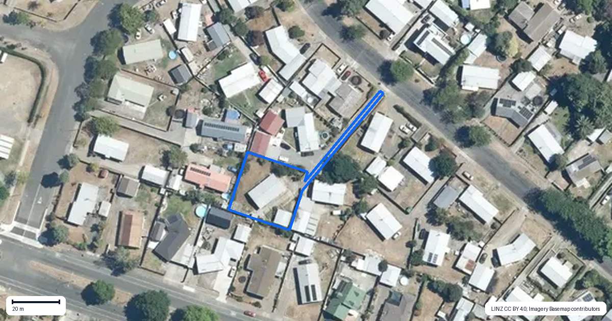Property context map for 57 Yarmouth Road, Flaxmere, Hastings