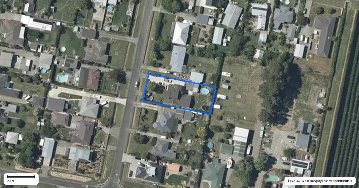 Property context map for 64 Napier Street, Jervoistown, Napier