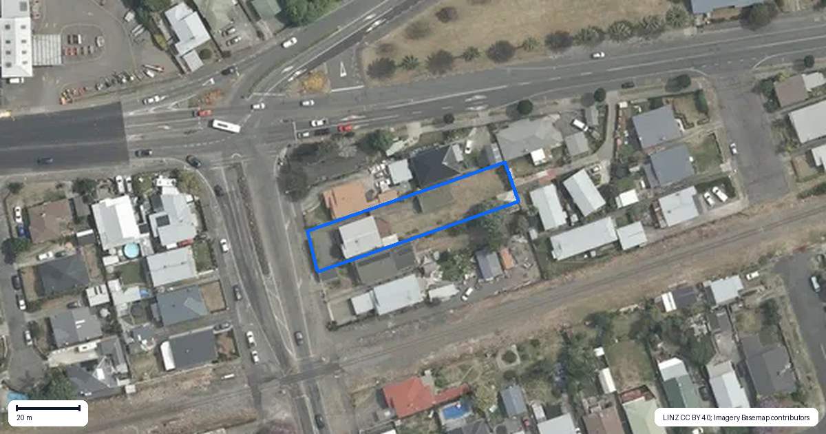 Property context map for 5 Georges Drive, Napier South, Napier