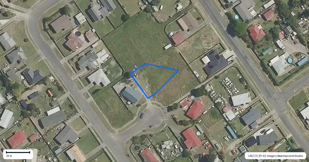 Property context map for 3 Rata Place, Wairoa